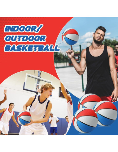 Jerify 12 Balones de Baloncesto Tamaño 7 con Bomba