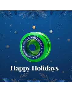 Yoyo Yomega Magnetar Verde Alto Rendimiento + 2 Cuerdas 2