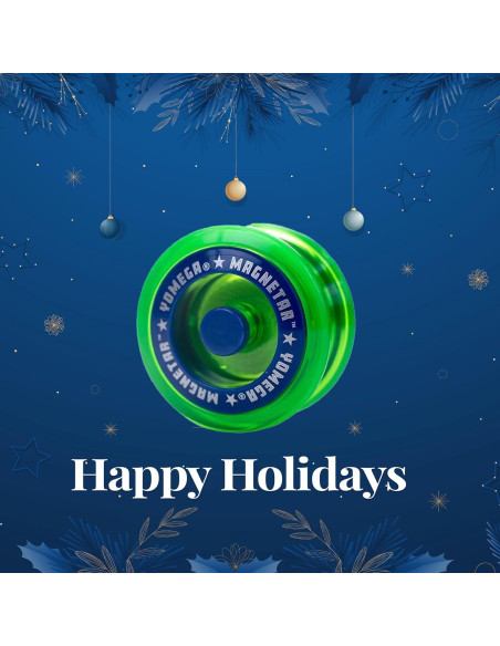 Yoyo Yomega Magnetar Verde Alto Rendimiento + 2 Cuerdas