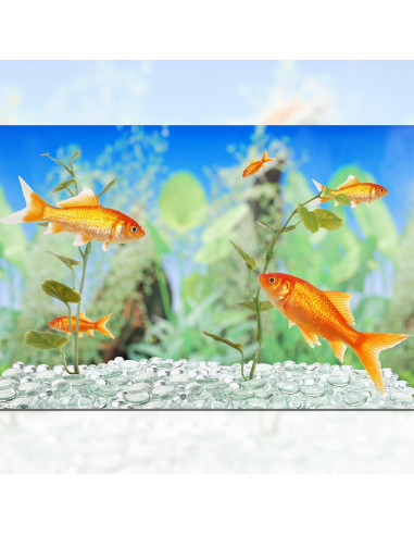 300 Canicas de Vidrio Planas Honeydak para Decoración