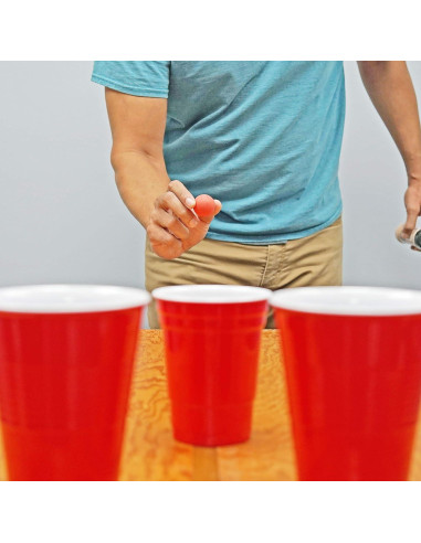 Pelotas de Ping Pong Mini Rojas 144 Pzas Fairly Odd Novelties