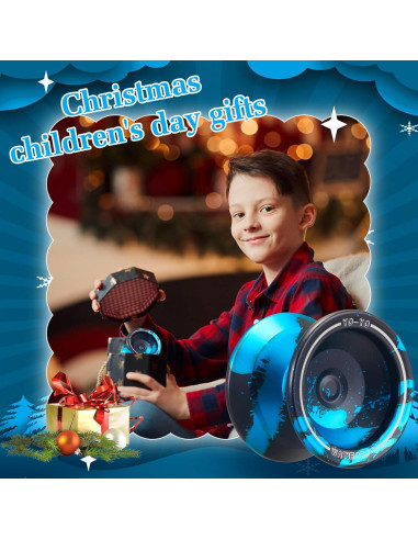 Yoyo Profesional WATIEOBOO Metálico para Niños y Adultos