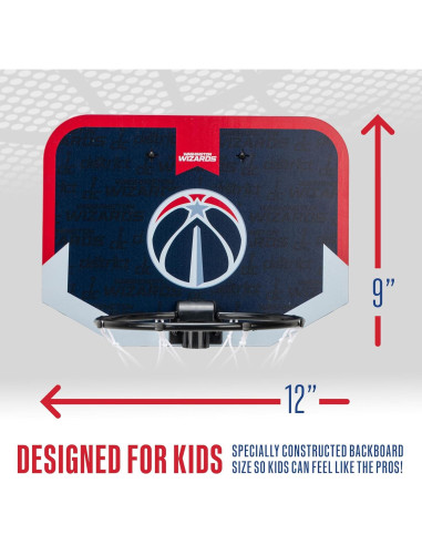 Aro de Baloncesto Mini Franklin Sports NBA Wizards 25,4 cm