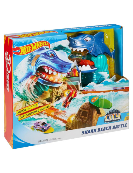 Conjunto de Juego Batalla en la Playa Hot Wheels FNB21
