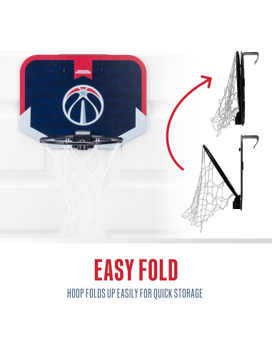 Aro de Baloncesto Mini Franklin Sports NBA Wizards 25,4 cm