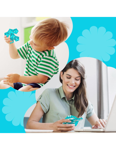 Esfera Magnética Antiestrés LAFFTRAK - Set 12 Piezas Azul