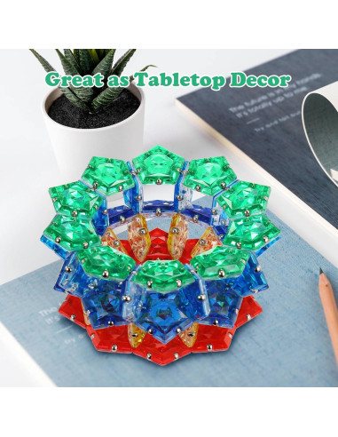 Esfera Magnética Antiestrés LAFFTRAK Verde Cristal - Set 12 Piezas