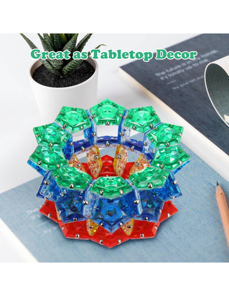 Esfera Magnética Antiestrés LAFFTRAK Verde Cristal - Set 12 Piezas