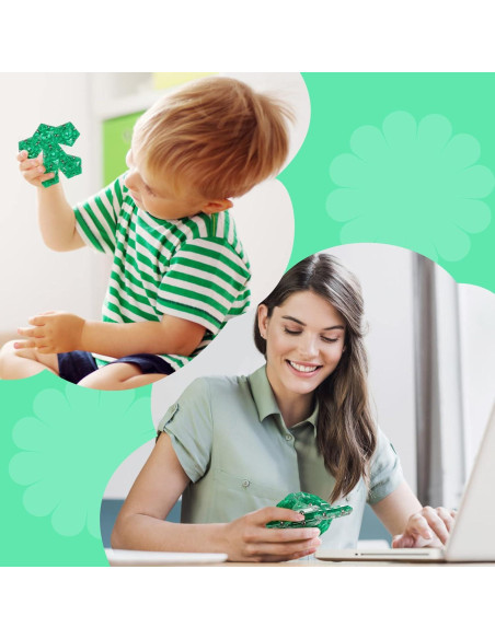 Esfera Magnética Antiestrés LAFFTRAK Verde Cristal - Set 12 Piezas