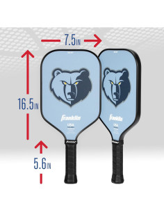 Pala de Pickleball Franklin Sports NBA Memphis Grizzlies 13mm 2