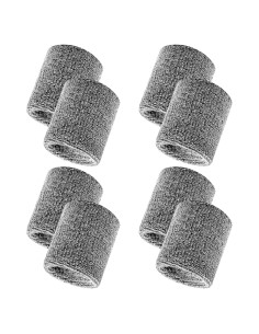 8 Muñequera Deportiva Jueerun Algodón Absorbente Unisex