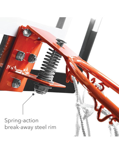 Aro de Baloncesto SKLZ Pro Mini para Puerta - Portátil