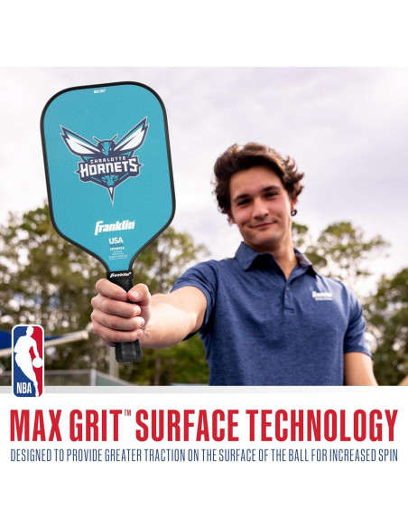 Pala de Pickleball Franklin Sports NBA Charlotte Hornets 13mm