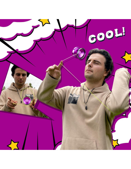 Yoyo Profesional Hksod Predator 3 No Responsivo Púrpura