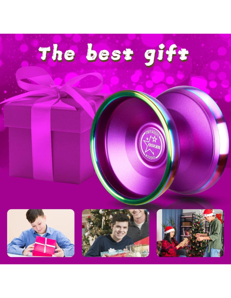 Yoyo Profesional Hksod Predator 3 No Responsivo Púrpura