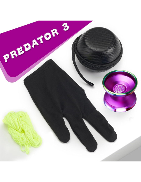 Yoyo Profesional Hksod Predator 3 No Responsivo Púrpura