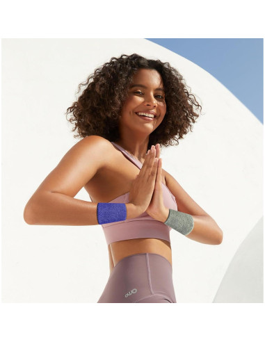 8 Muñequera Deportiva Jueerun Algodón Absorbente Unisex