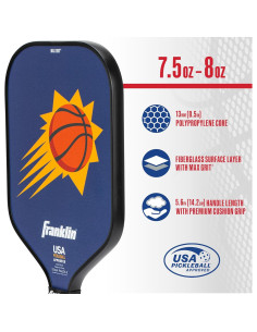 Pala de Pickleball Franklin Sports NBA Phoenix Suns 13mm 2