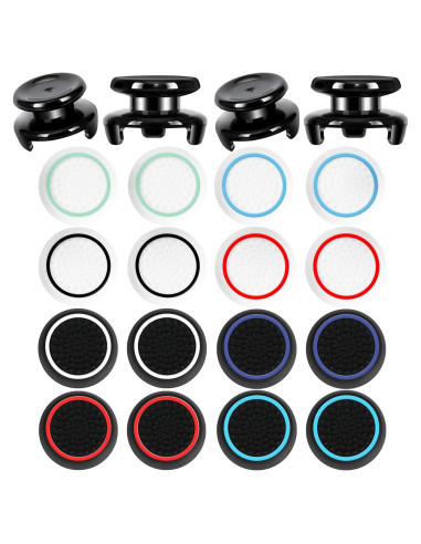 Agarres de Pulgar PS5/PS4 Gepicest 2T-B1 - 2 Pares Altura 9.9mm