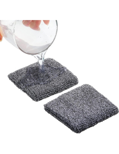 Bememo Paquete de 12 Muñequera Deportiva Absorbente 8cm