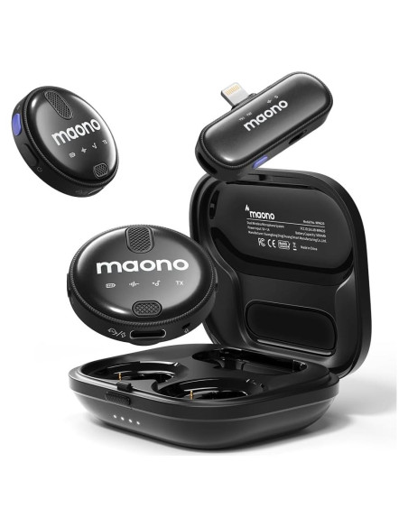 Micrófono Lavalier Inalámbrico MAONO WM620 para iPhone
