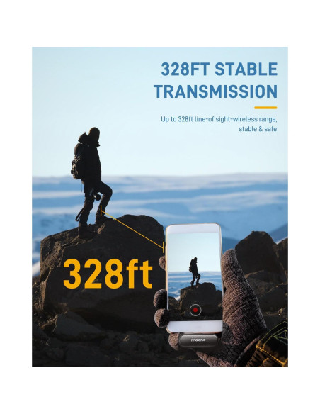 Micrófono Lavalier Inalámbrico MAONO WM620 para iPhone