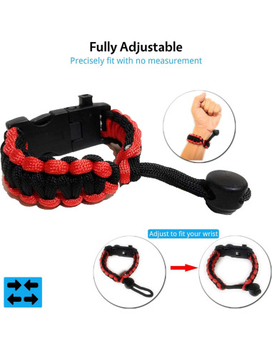 Pulsera de Supervivencia Nexfinity One con Luz LED y Multiherramientas - Set de 2