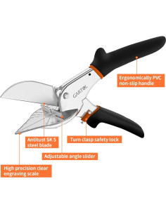 Tijeras Multifuncionales GARTOL HD-3101 para Corte de Molduras 2