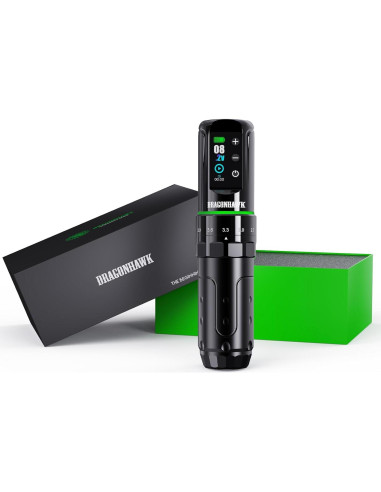 Máquina de Tatuaje Inalámbrica Dragonhawk L3 140mm 233g