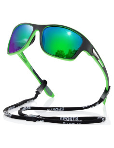 Gafas de Sol Deportivas Suoso UV400 Polarizadas Verde