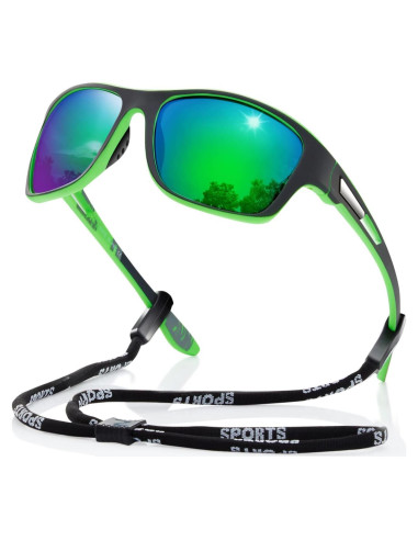 Gafas de Sol Deportivas Suoso UV400 Polarizadas Verde