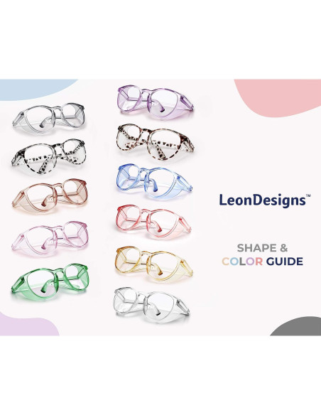 Gafas de Seguridad LeonDesigns Antivaho UV400 Transparentes