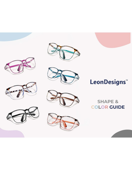 Gafas de Seguridad LeonDesigns Antivaho UV Bloqueo Luz Azul