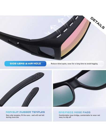 Gafas de Conducción Nocturna Tnnaiko con Lentes Polarizadas