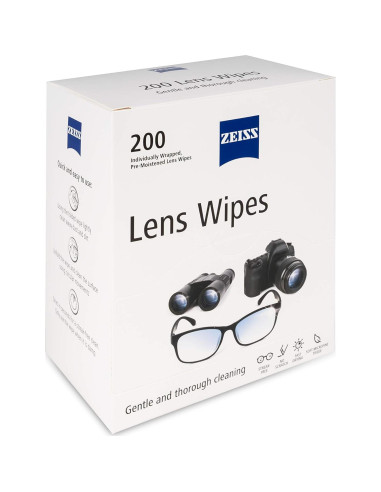 Toallitas de limpieza ZEISS 200 unidades para gafas