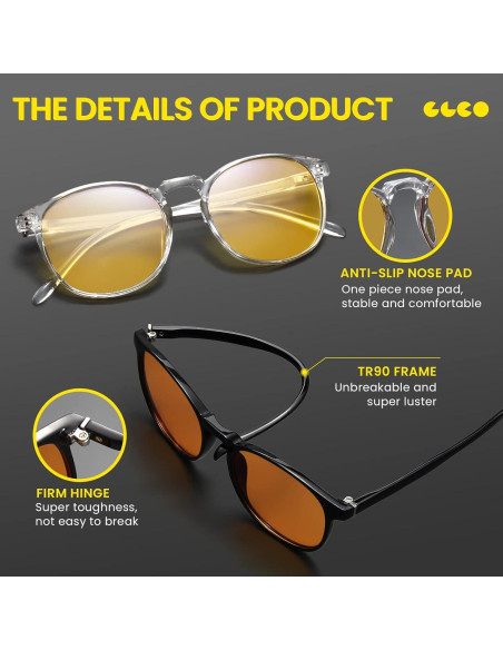 Gafas de Luz Azul IBOANN Iconic para Mujer - Protección UV400