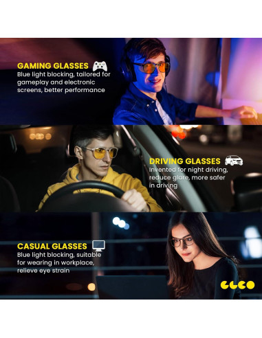 Gafas de Luz Azul IBOANN Iconic para Mujer - Protección UV400