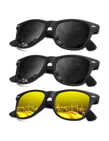 Gafas de Sol Polarizadas KALIYADI 3 Paquete UV