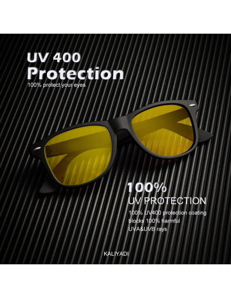 Gafas de Sol Polarizadas KALIYADI 3 Paquete UV