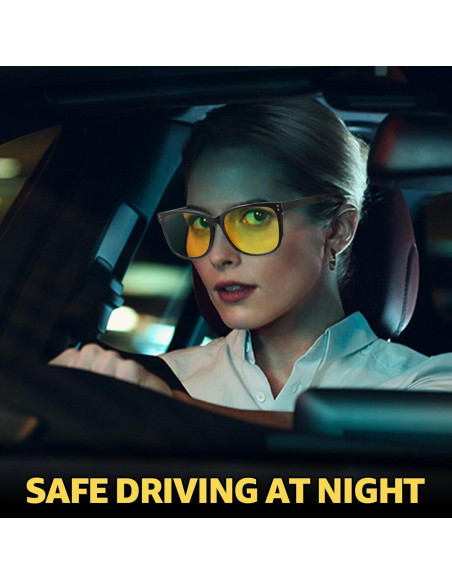 Gafas de Conducción Nocturna Myiaur Amarillas UV400