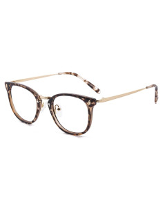 Gafas de Luz Azul GUDVUE Leopardo Ovalado UV400 Anti Reflejo