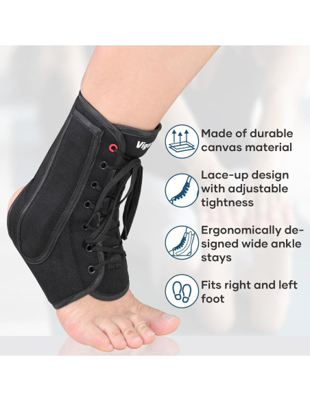 Férula Estabilizadora de Tobillo Vigorwise con Soporte Ajustable