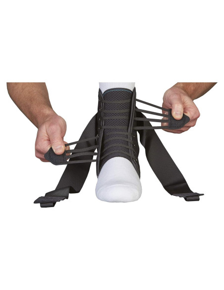 Estabilizador de Tobillo ASO Speed Lacer Negro Grande