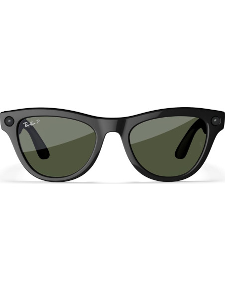 Gafas inteligentes Meta Ray-Ban Skyler Negro Brillante