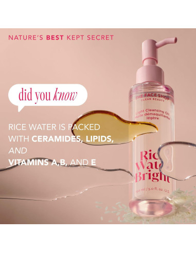 Aceite Limpiador Facial The Face Shop 150ml - Vegano y Coreano