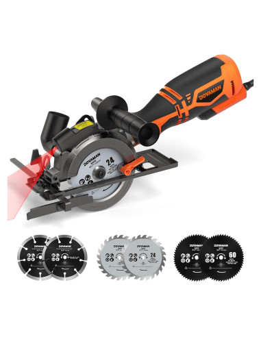 Sierra Circular DOVAMAN MCS01A 710W 6 Cuchillas Laser