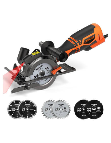 Sierra Circular DOVAMAN MCS01A 710W 6 Cuchillas Laser