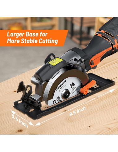 Sierra Circular DOVAMAN MCS01A 710W 6 Cuchillas Laser
