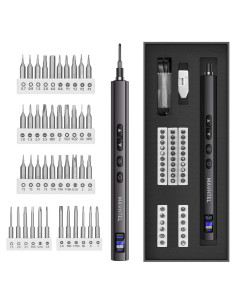 Destornillador Eléctrico MAVHTEL 45 en 1 Pantalla Digital