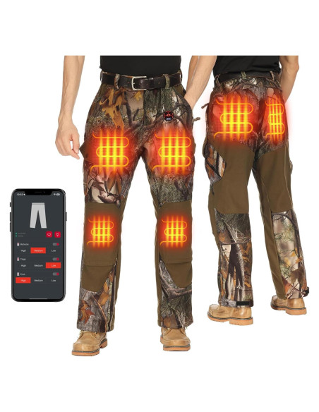 Pantalones Calentados KEMIMOTO para Hombres 12V 20000mAh